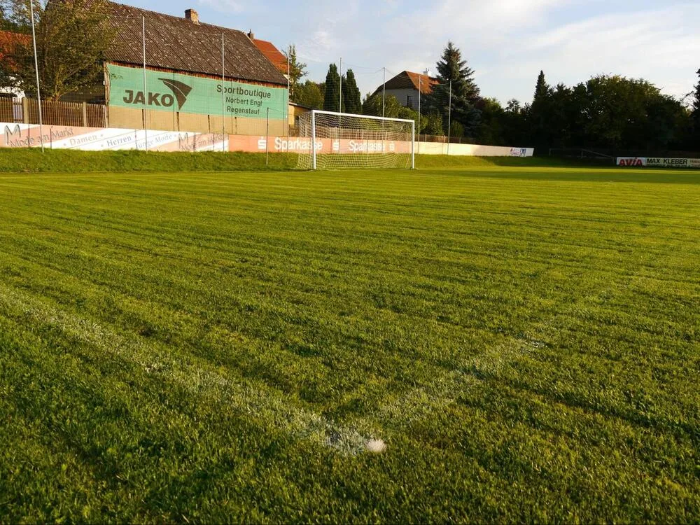 Rasenspielfelder der Sportstätte „Am Regen" in Regenstauf